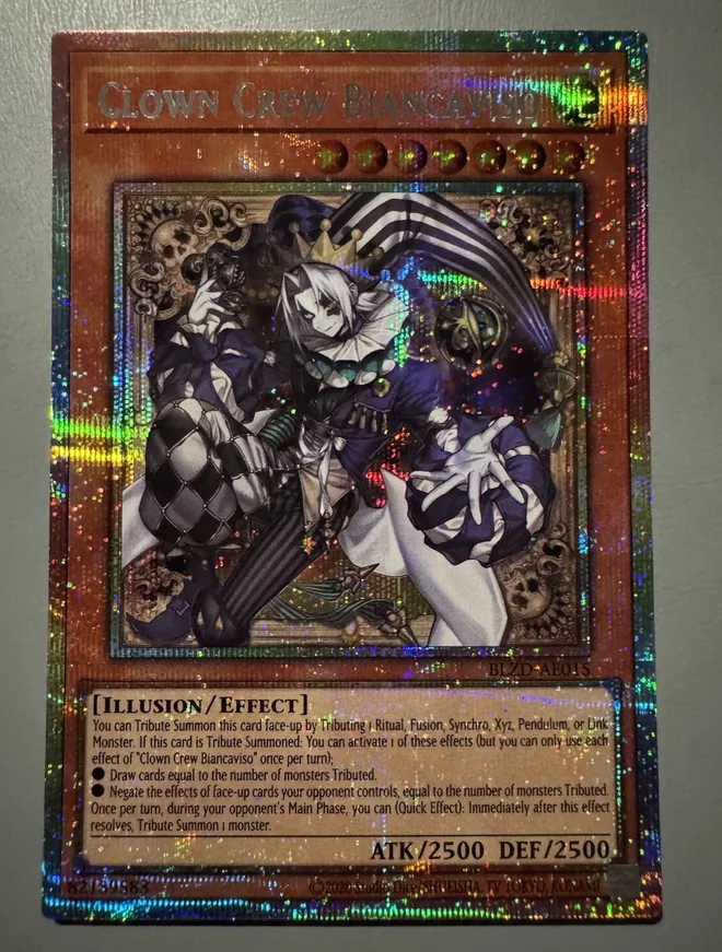yugioh-konami-duel-monsters-blzd-ae015-clown-crew-biancaviso-prismatic-secret-rare-asian-english-collection-mint-card