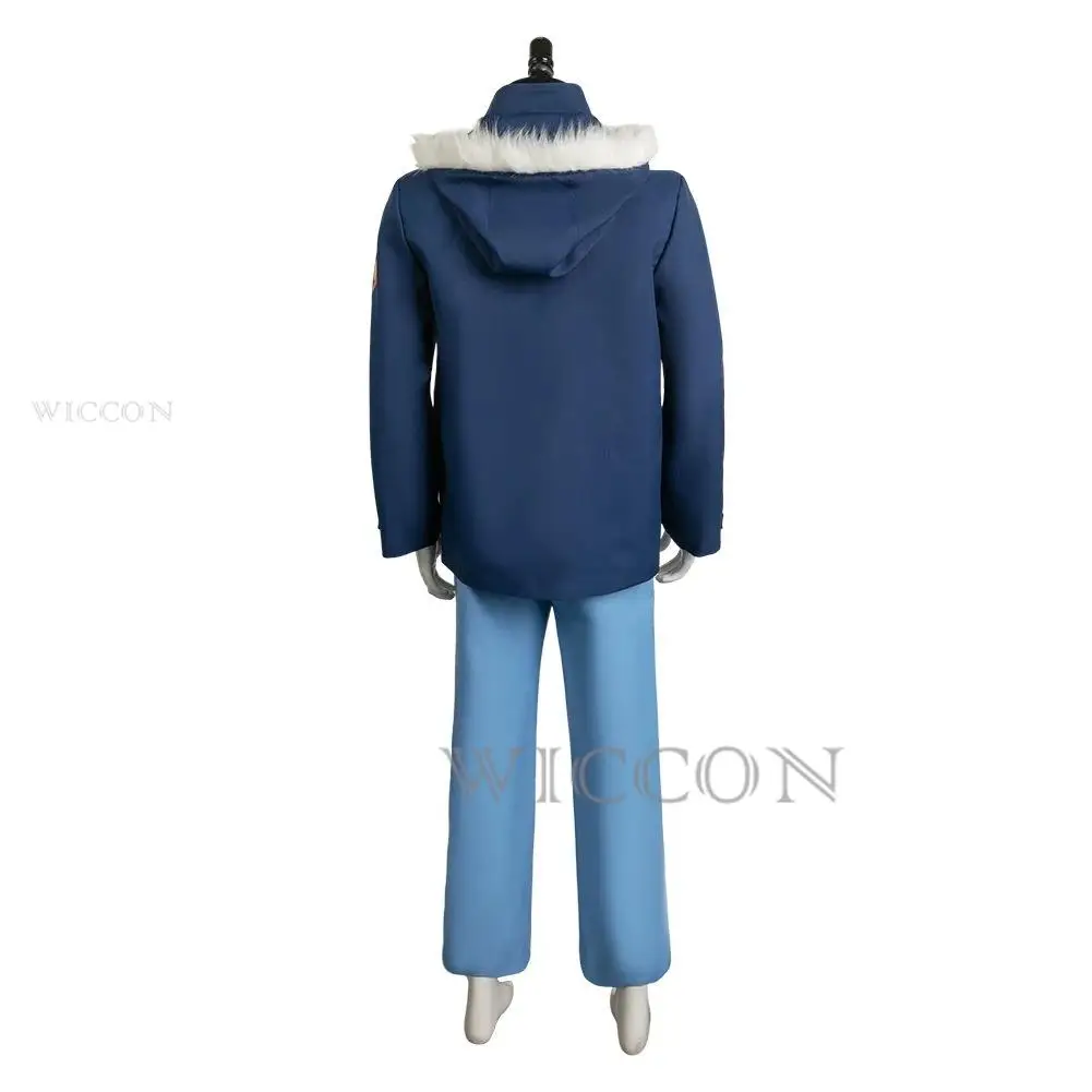 Scott Pilgrim fantasia para homens adultos, tira Scott Cosplay, fantasia fantasia, casaco, calças, roupa de roleplay disfarce, Halloween carnaval terno