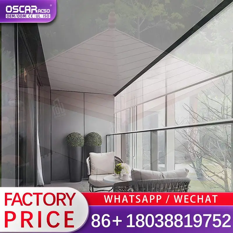 

Motorized Roller Dark Mesh Outdoor Blind with Powder Coated Zip Track Side Tracks for Heavy Duty Use Rolling shutter