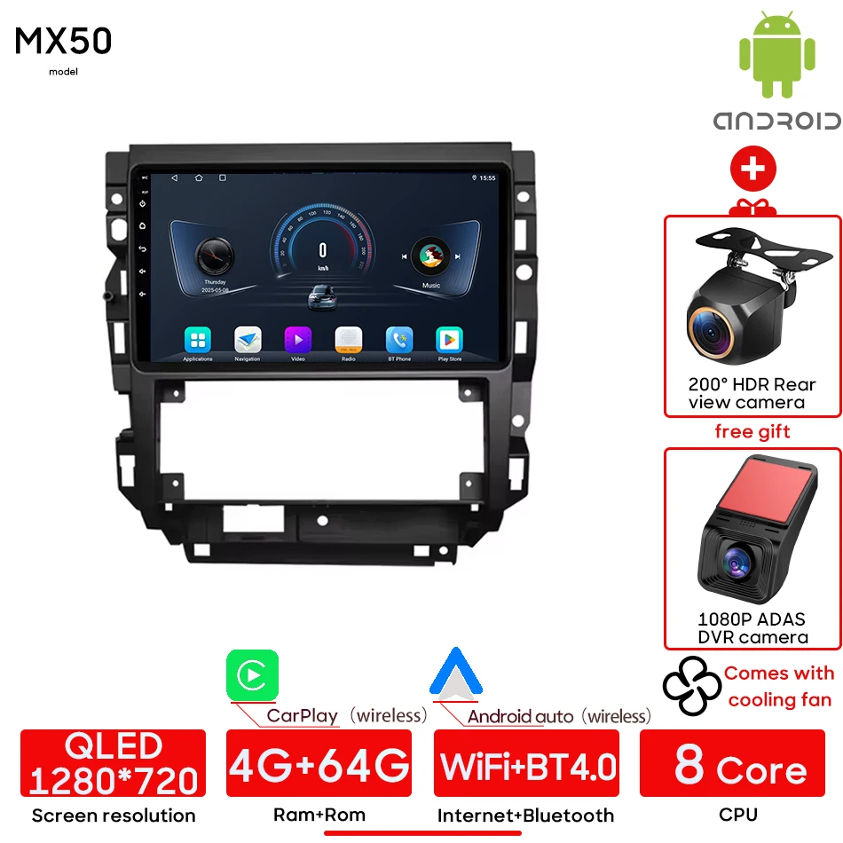 Voor Volkswagen VW Golf 4 Jetta MK4 2002-2008 Android Auto Multimedia Speler Autoradio Stereo Draadloze CarPlay Auto wifi Geen 2din