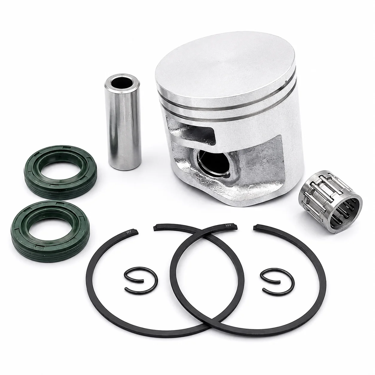 Stihl Chainsaw Ms311 - Kit Pistone 47mm con Anello, Guarnizione