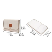 Tapis à langer imperméable pour bébé, multicolore, Portable, pour l'extérieur, doux 5