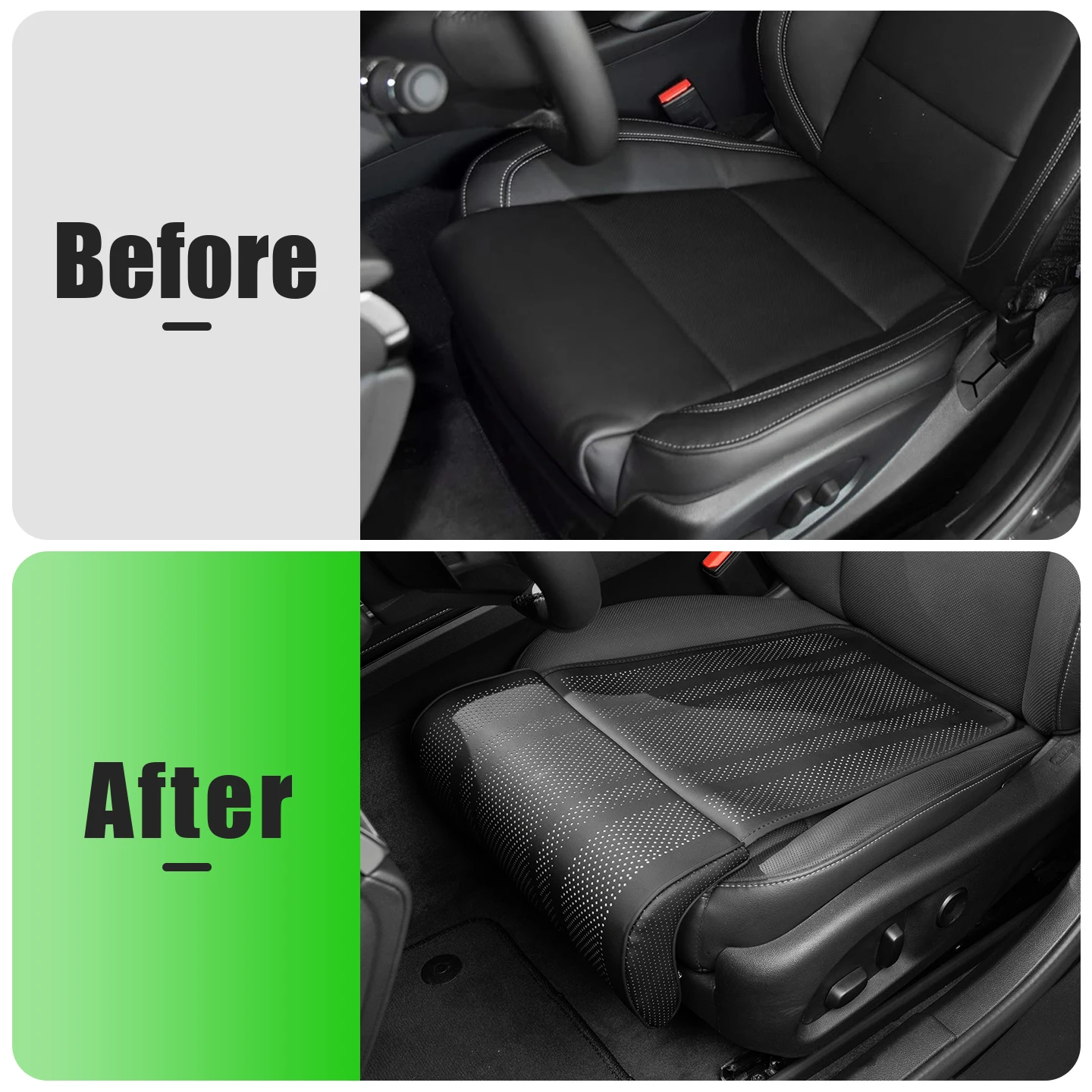 For Peugeot 3008 5008 206 207 208 301 306 307 308 T9 408 508 607 4008 406 407 2008 SW CC GT Car Seat Leg Support Cushion Pad - view 5