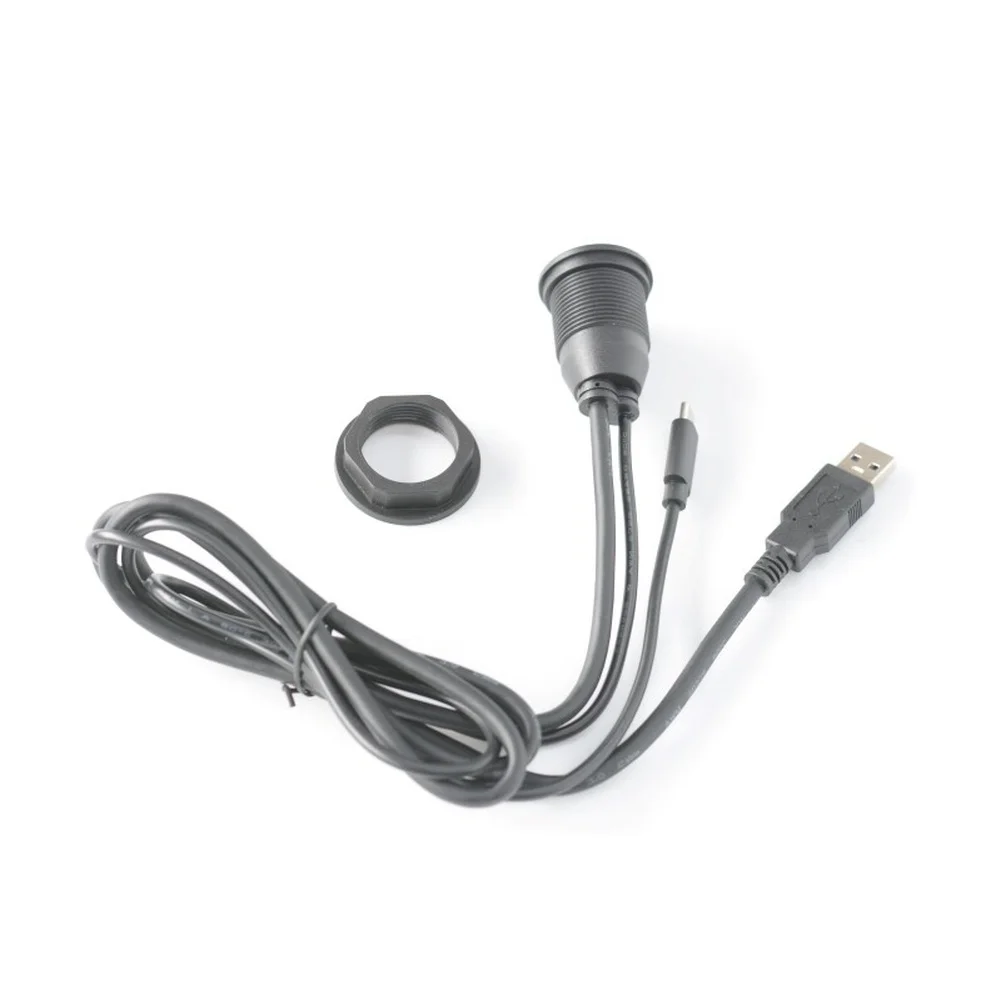 For Car Dashboard Mounted 3.0 and Socket Extension Cord for Audio Device Charging and Data Transfer For Car Dashboard