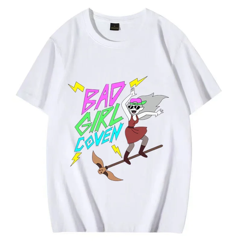 Bad Girl Coven Letter Print T Shirt Woman Men Harajuku Summer Casual Cotton Clothes Short Sleeve Tee High Quality T Shirt