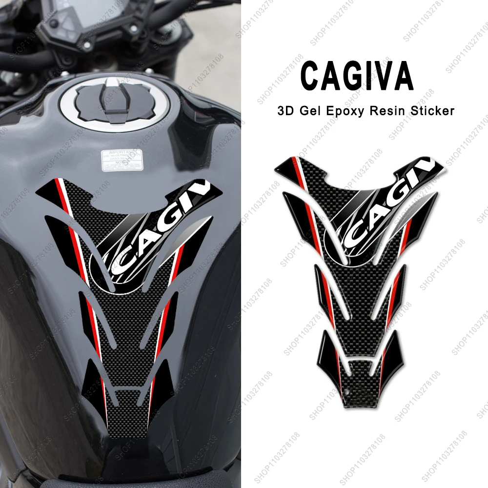 

Motorcycle Accessories Fuel Tank Pad Protector Covers Waterproof 3D Resin Stickers Kit for Cagiva