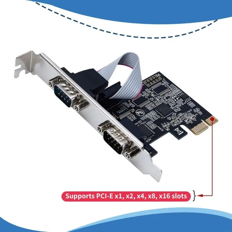 U55C PCIEXPRESS PCIE Serial Card с 2PORT RS232