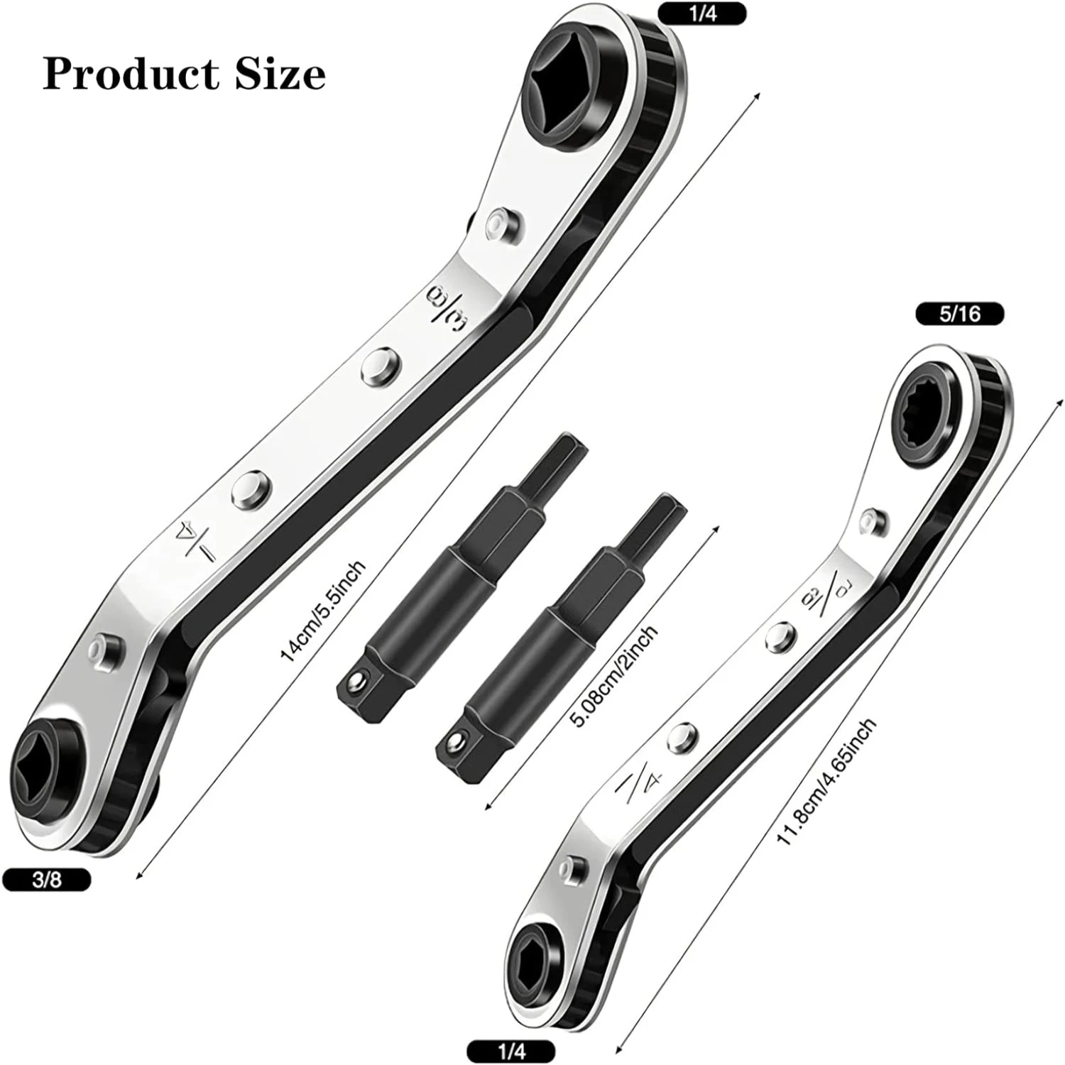 Precision Repairs with Top-Quality Professional HVAC Refrigeration Equipment Repair Tools Set, Superior High-Quality Hexagon Bit