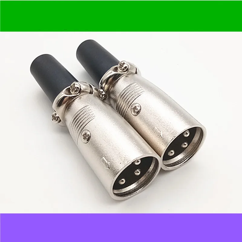 1 pair XLR head microphone plug Japanese style faucet J3P Canon head three core balanced 3-core Canon male and female head