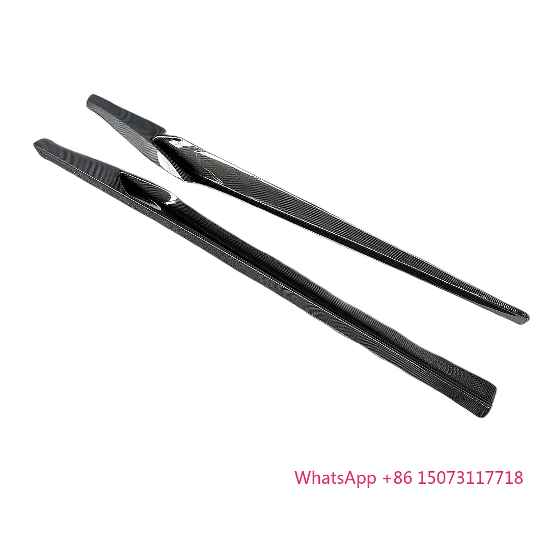 

High-Quality Car Styling Auto Modified Accessories OEM Style Dry Carbon Fiber Side Skirts for Ferrary 488 GTB