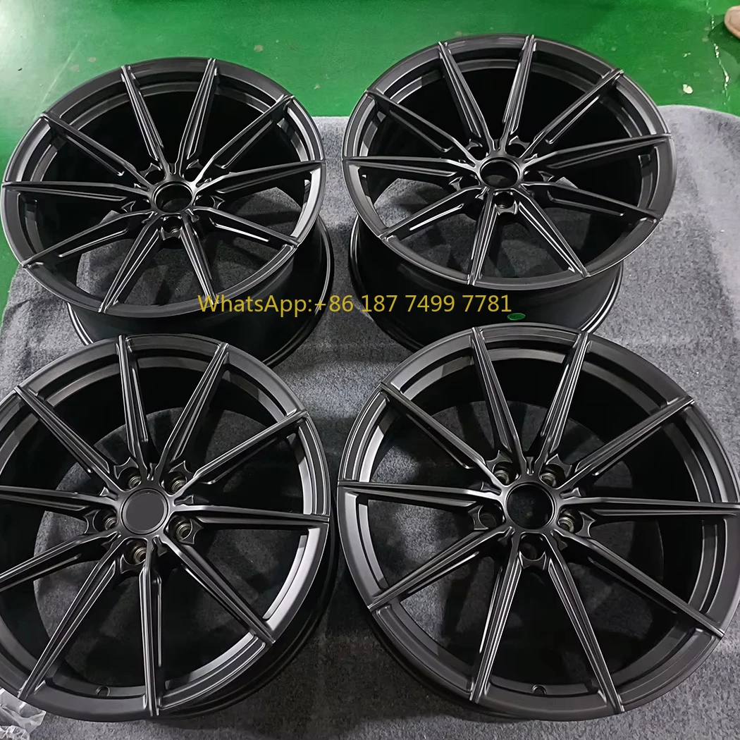 

Deep Dish Staggered Alloy Wheels Rims 18 19 20 Inch 5x112 Matte Black for.W211 W212 W213 W221 W222 .C300 E350