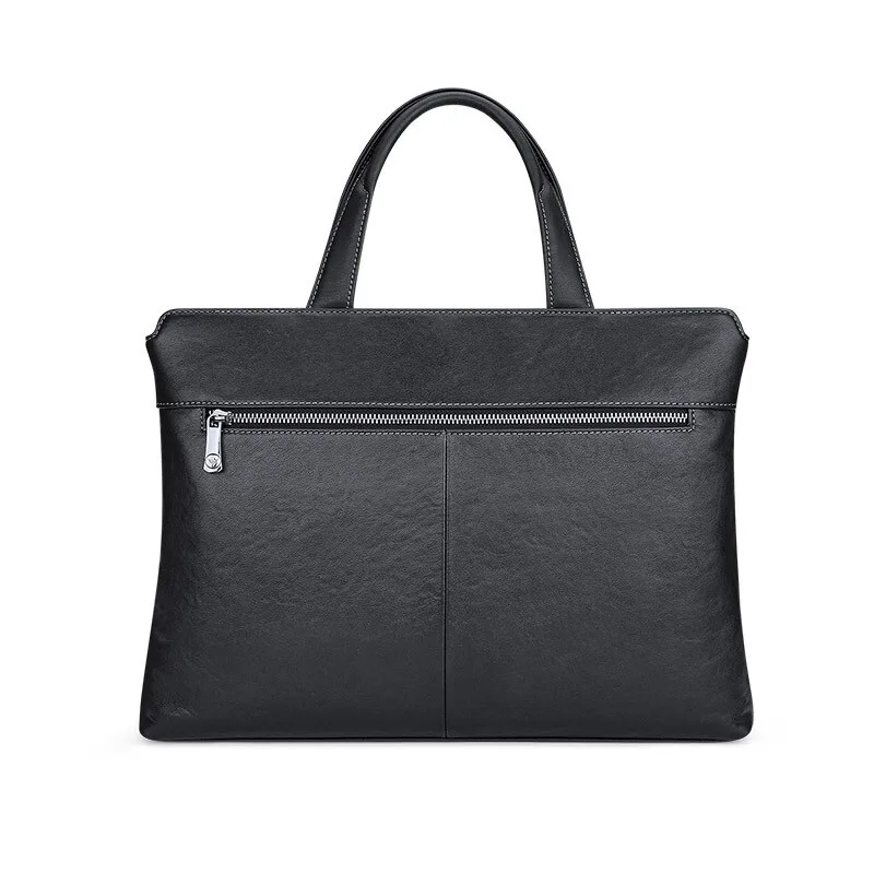 حقيبة أصلية حقيبة ساعي البريد للرجال من الجلد حقيبة يد كاجوال للأعمال حقيبة يد عصرية للرجال من جلد البقر للكمبيوتر المحمول حافظة قصيرة ذات علامة تجارية فاخرة