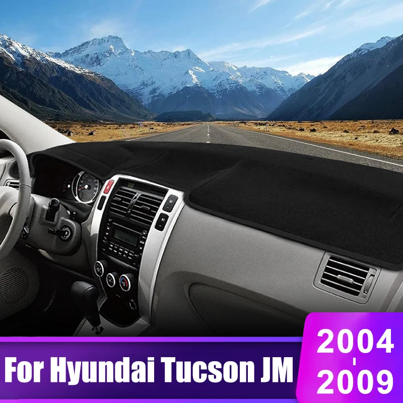 

For Hyundai Tucson JM 2004 2005 2006 2007 2008 2009 Car Dashboard Cover Instrument Desk Sun Shade Mat Non-slip Pad Accessories