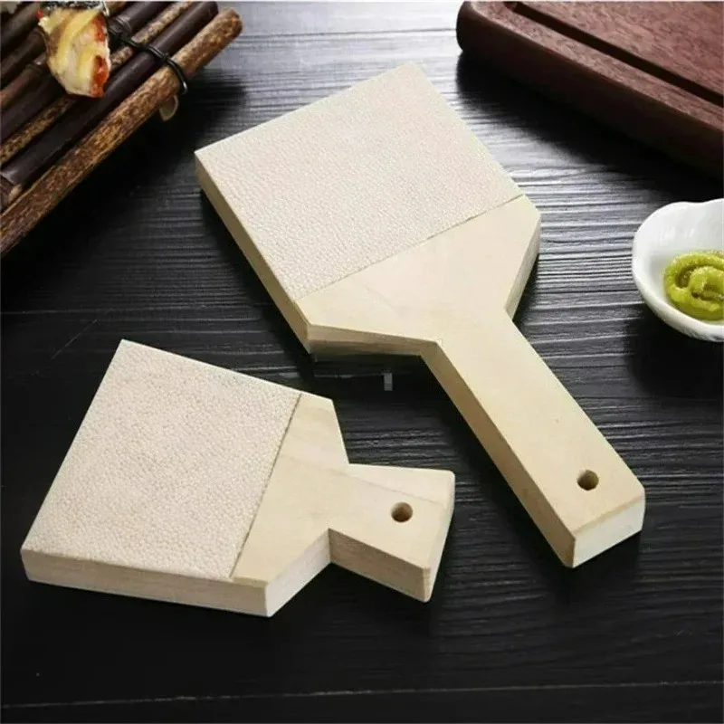 Japan Wasabi Grinder Shark Skin Mustard Plate Ginger Grater Mud Tool Japanese Style Kitchen Cooking Accessory