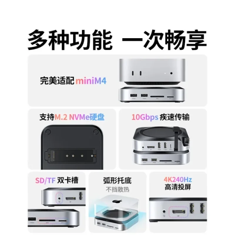 Hard disk case M.2 SSD docking station DP projection USB3.2