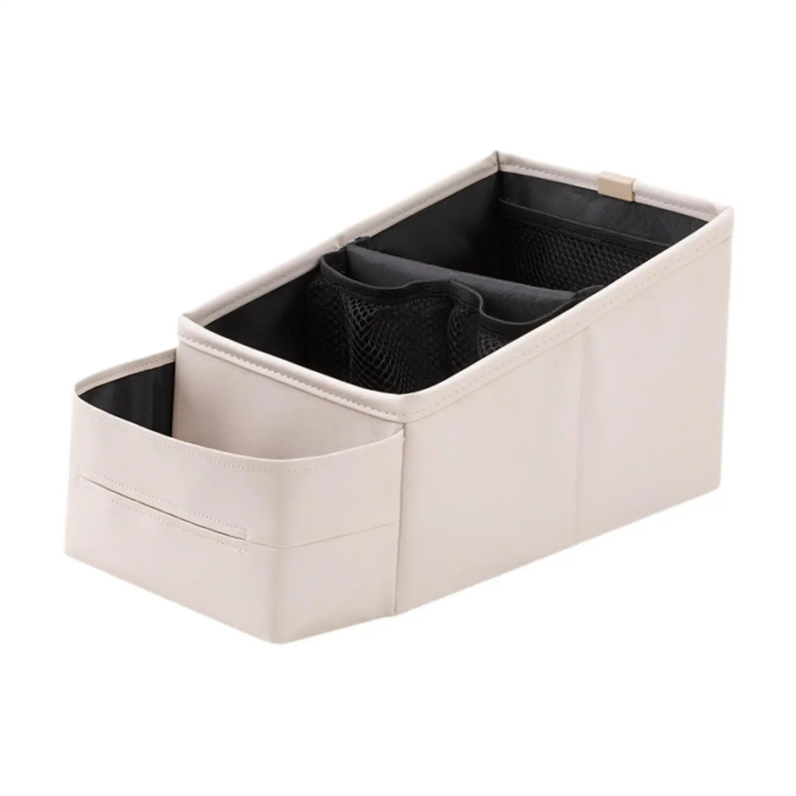 

Car Armrest Storage Box Adjustable Dividers Multifunction Console Organizer Cup Holder Tissue Box for Automotive Travel