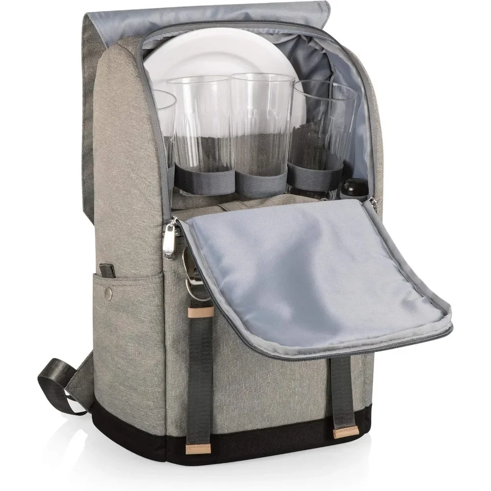 Rucksackkühler mit Picknickset – Kühler, Rucksack-Picknick-Set