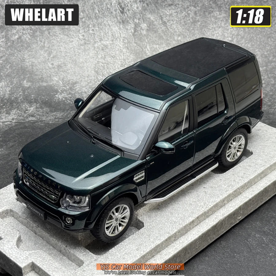 WHELART 1/18 2014 Land Rover Discovery 4 Diecast Model Black Green