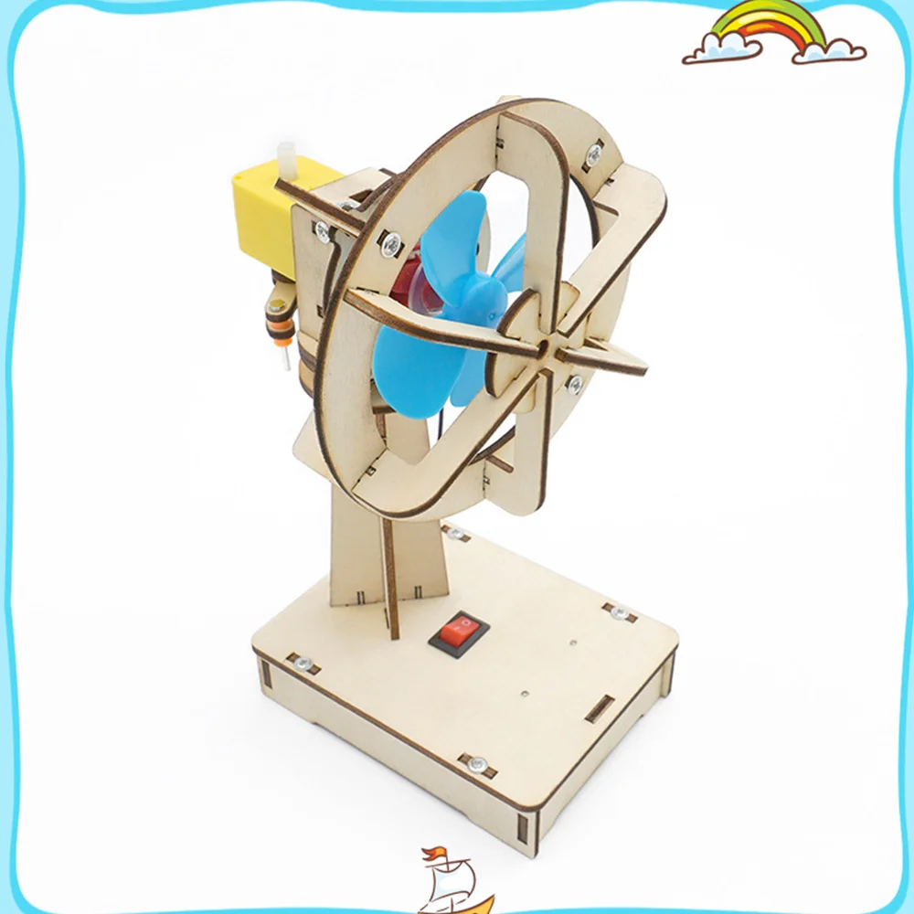DIY Electric Fan Model DIY Assemble Kit DIY Electric Fan Kit Electronic Science Experiment Production Kit