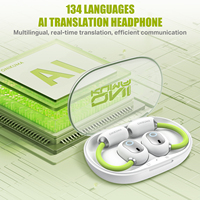 ONIKUMA 5.4 Bluetooth Earbuds with AI Online Translation for 134 National Languages Wireless Headphones-HiFi Stereo Headset