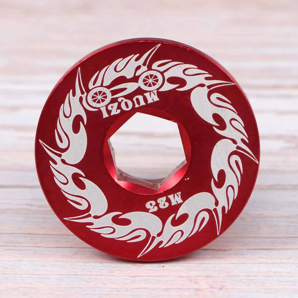 Folding Bike Fork Head Tube Screws Aluminium Alloy 7075 High-Performance Easy Installation Red Tube Screw Fork Nail