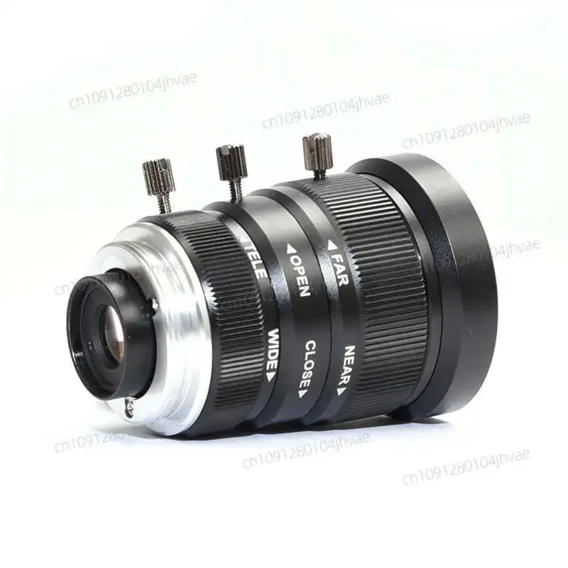 2025 NUOVO obiettivo manuale per fotocamera industriale con attacco C con zoom a bassa distorsione da 5-12 mm 1/1,8 "F2.0