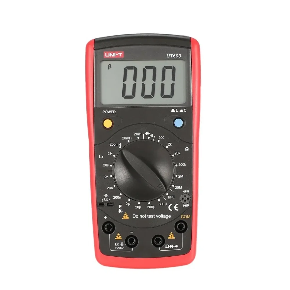 

UNI-T UT603 Modern Resistance Inductance Capacitance Meters Testers LCR Meter Capacitors Ohmmeter W hFE Diode Test