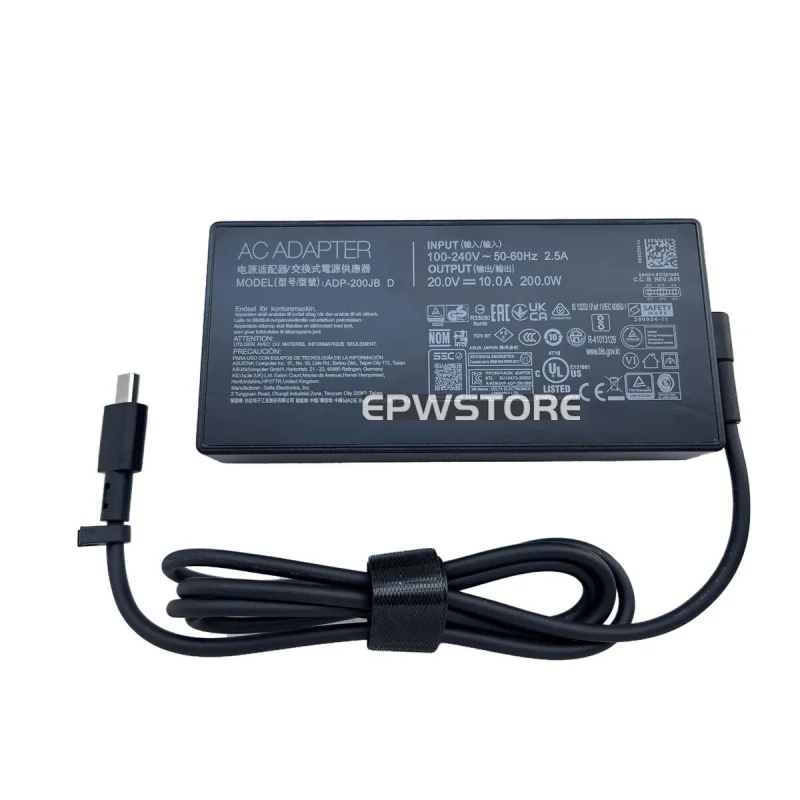 

20V 10A 200W AC Adapter Charger For ASUS TUF Gaming A14 FA401UU-RG004W FA401UU