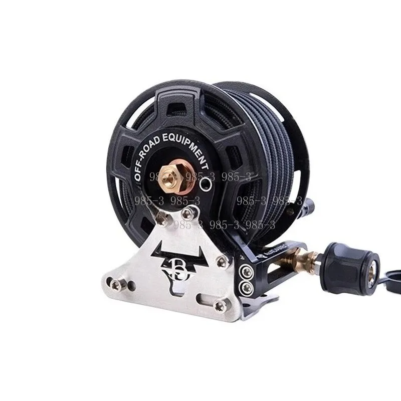 Auto Retractable Air Pump Hose Reel, 7M Length, Off Road All Terrain Storage Tool