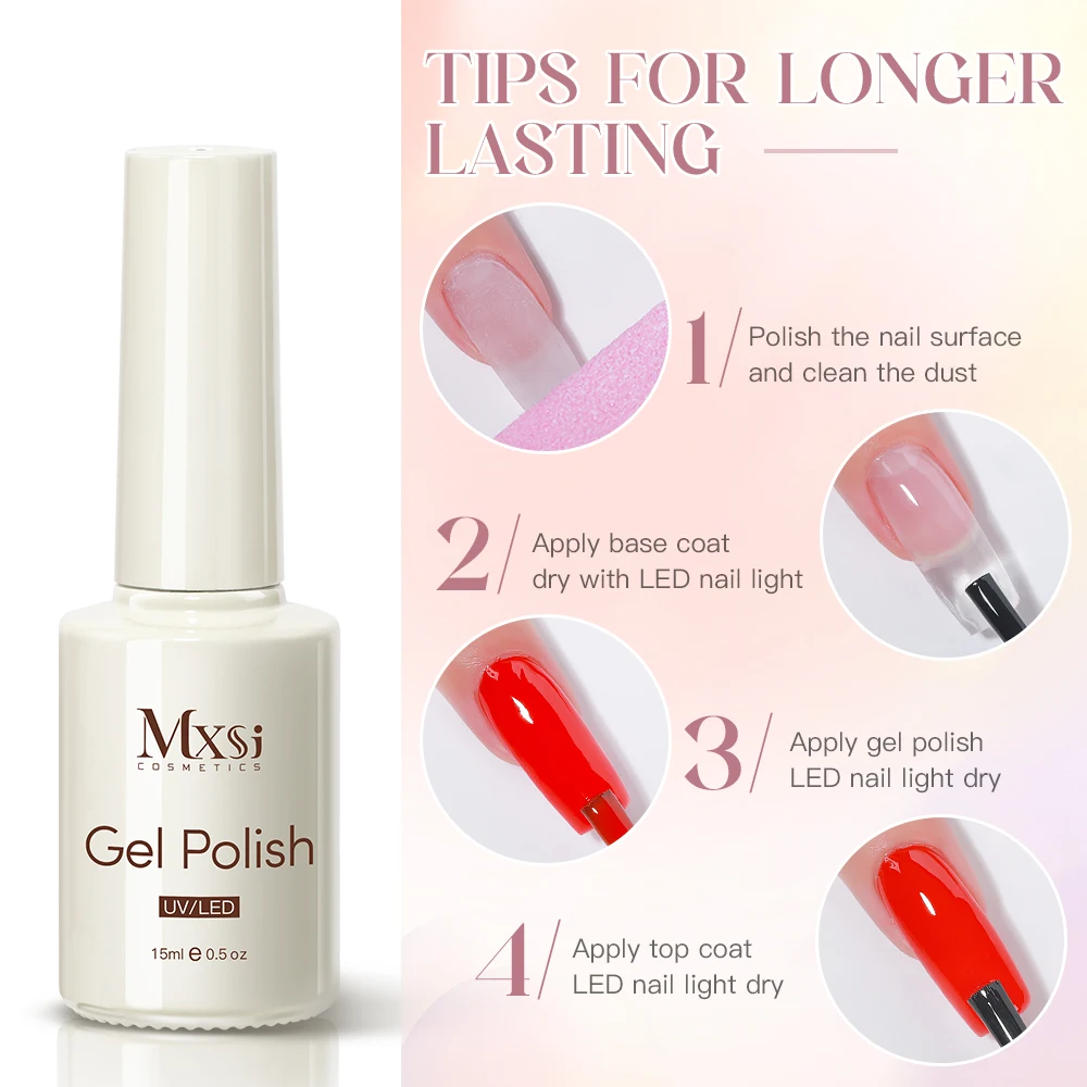 15ml unhas profundas cereja vermelho gel polonês conjunto 120 cores semi permanente diy arte do prego 12 pçs/set primer francês lindo kit de cores