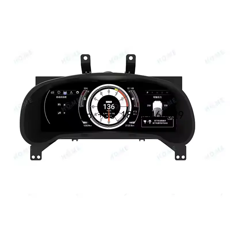 عداد المسافات LCD مقاس 12.5 بوصة لنظام Linux للوحة القيادة الرقمية Lexus RX 2016-2021