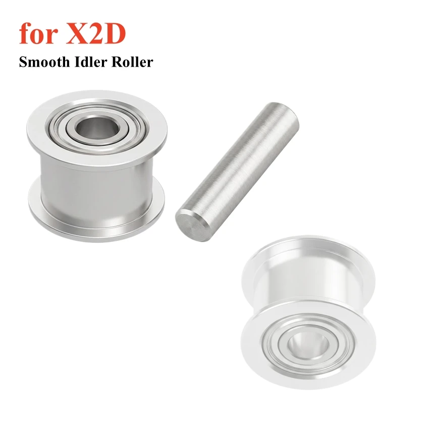 1/2/3 Set Smooth Idler Roller for X2D XY-Axis Smooth-Surface Idler Pulley Synchronous Pulley 3D Printer Accessories