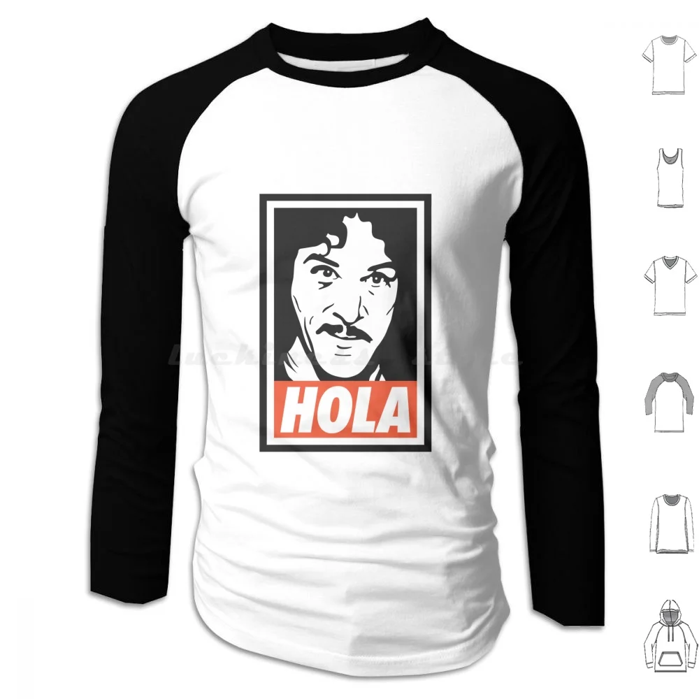 Hola , Me Llamo Í ? Igo Montoya Hoodies Long Sleeve Hola Inigo Í ? Igo Inigo Montoya Í ? Igo Montoya Princess Bride La