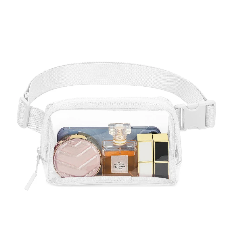 Marsupio trasparente per donna uomo marsupio trasparente taglie forti con tracolla regolabile per concerti eventi sportivi