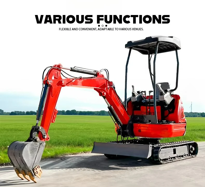 YG Cheap 1.8Ton 1.5Ton New Excavator Small Digger 1Ton 2Ton Excavator Mini