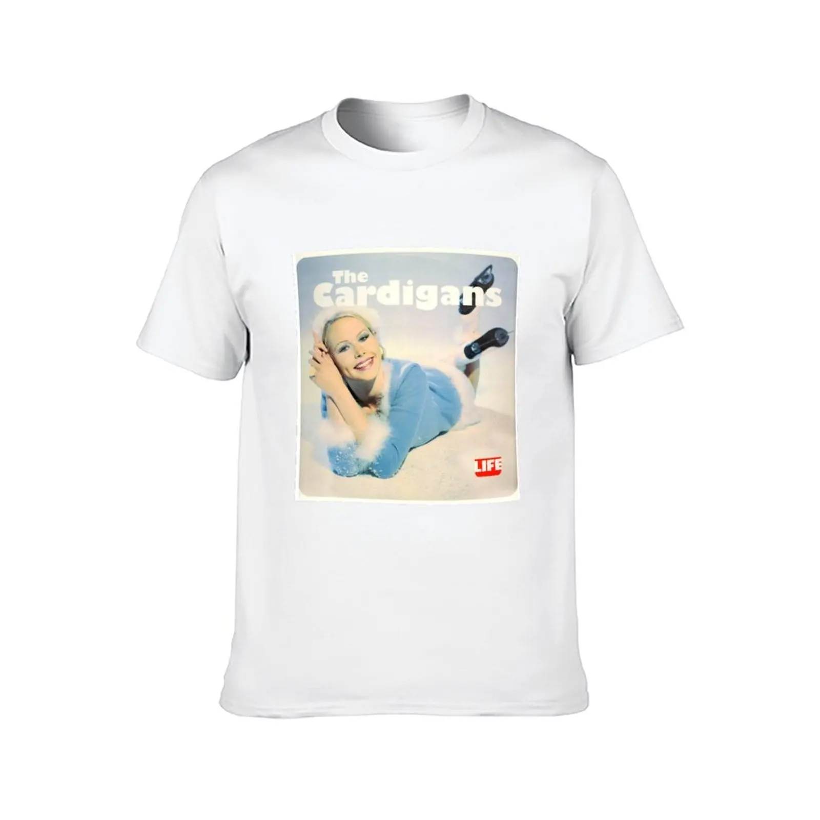The Cardigans - غلاف ألبوم الحياة Vintage Rock 1995 Alternative Pop T-shirt رجالي جرافيك تي شيرت تي شيرت