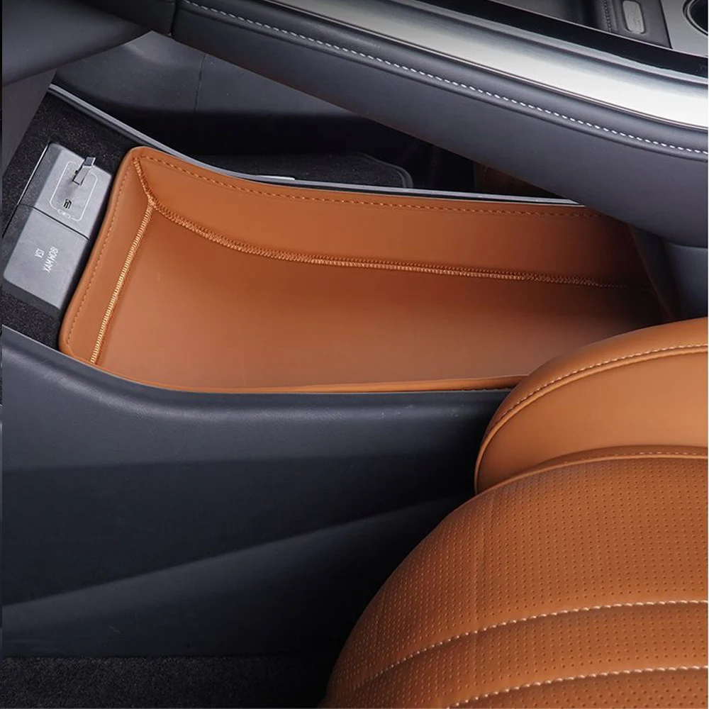 For Xpeng G9 Central Control Lower Storage Armrest Box Storage Dust Pad Interior Modification Products Central Control Lower