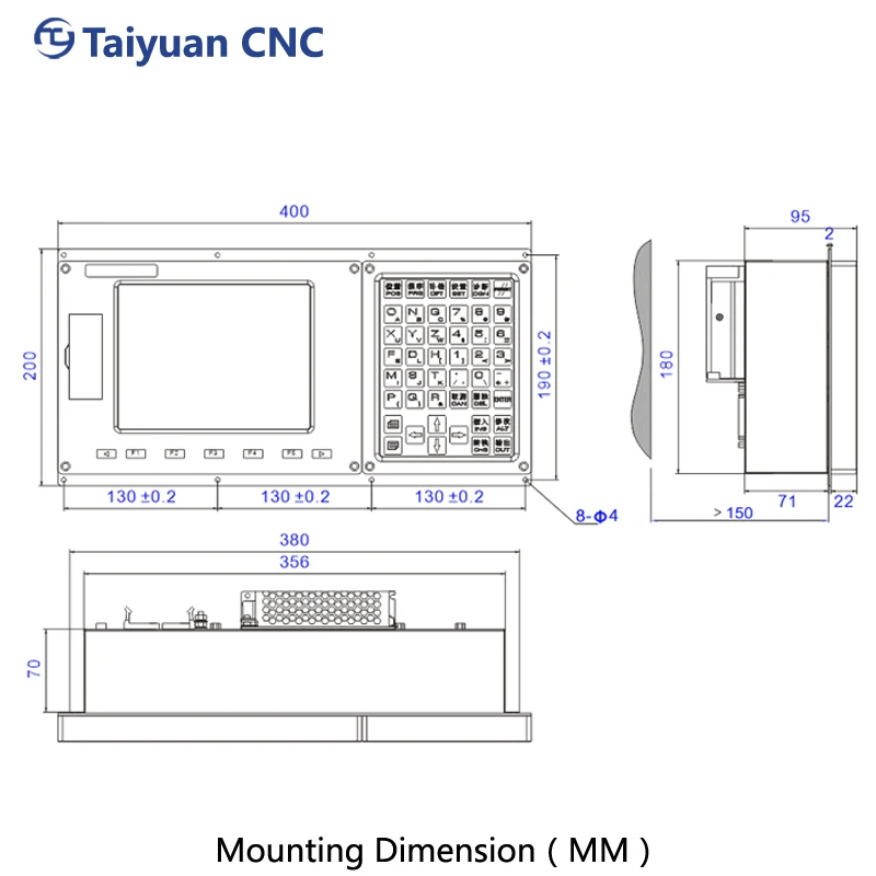 多機能5軸CNCコントローラ自動工具交換システム（工業用旋盤向け）