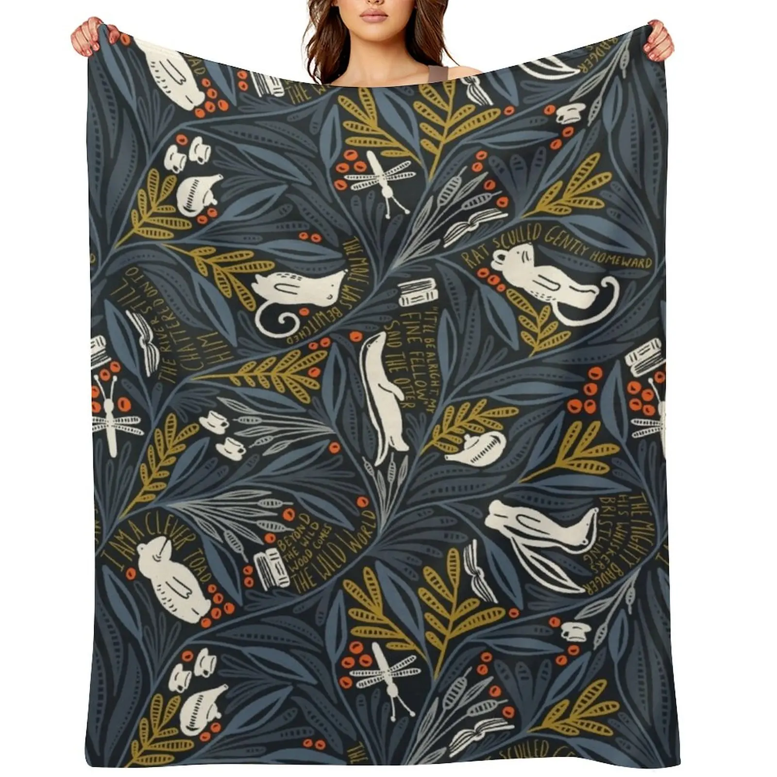 

Wind in the Willows Throw Blanket Blankets For Baby warm winter for winter Blankets