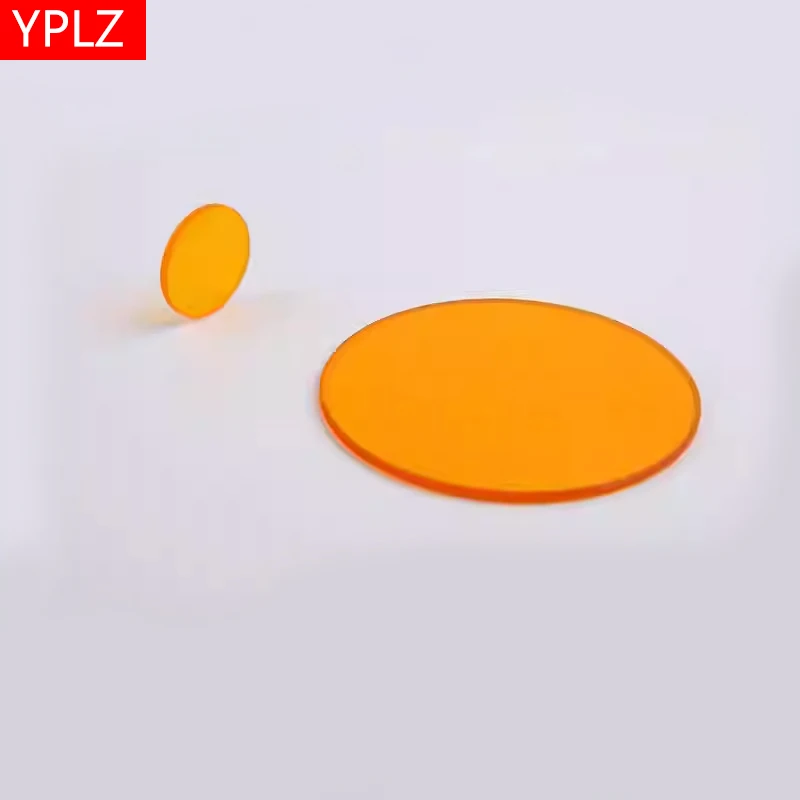 Optical Orange Glass Long Wave Pass Filter 535nm Long Wave Pass Short Wave Cut off Orange Filter