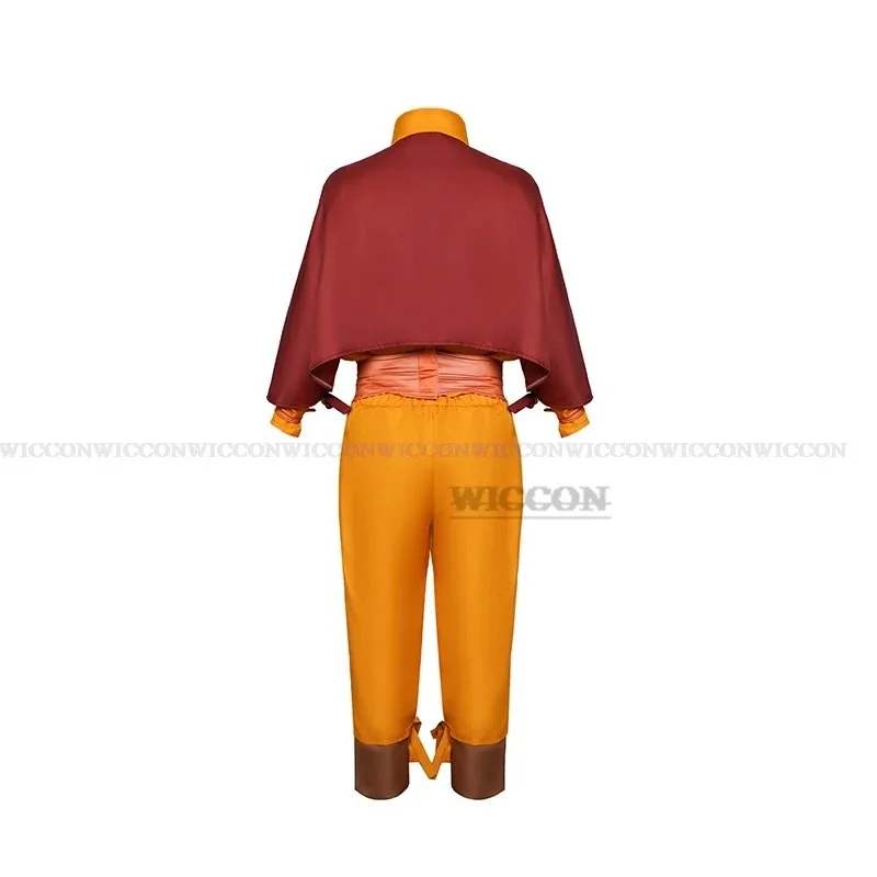 Костюм для косплея Aar The Last Airbender Aar Aang, детский комбинезон, карнавальный костюм на Хэллоуин, мужской костюм, одежда