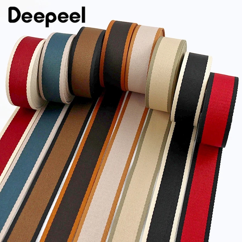2/5/10M 38mm Nylon Webbing Straps for Belt Sling Decorative Braid Bias Binding Tape Bag Strap Ribbon Band DIY Sewing Accessories