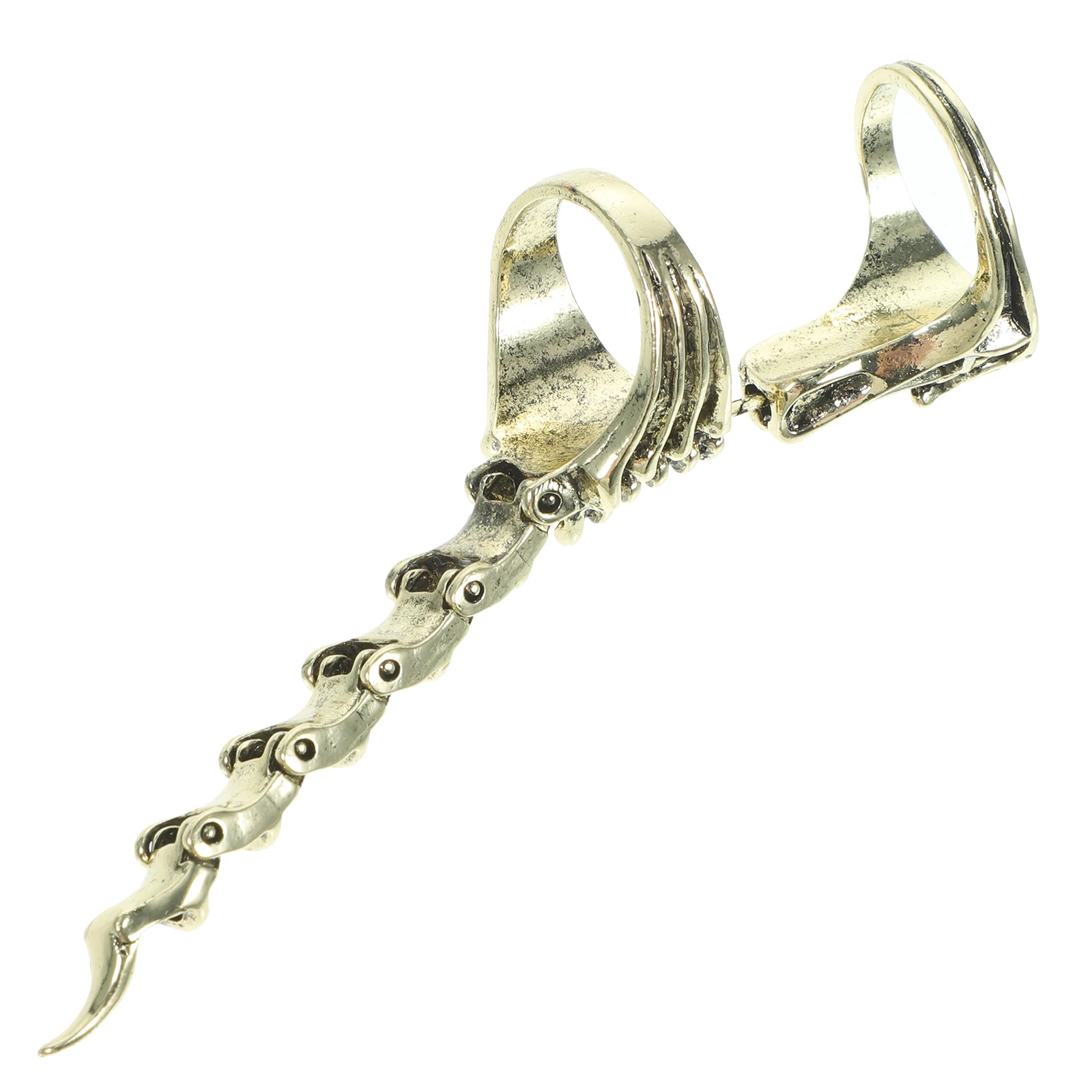

Scorpion Punk Gothic Cool Scorpion Punk Ring for Men Tail Flexible Alloy Jewelry Halloween Party Accessory Statement Ring