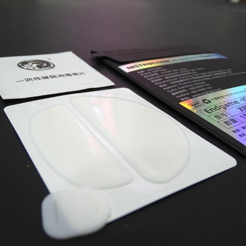 1 pacote pés mouse pedal para endgamegear xm2we substituição pés mouse desliza bordas curvas pés mouse adesivo