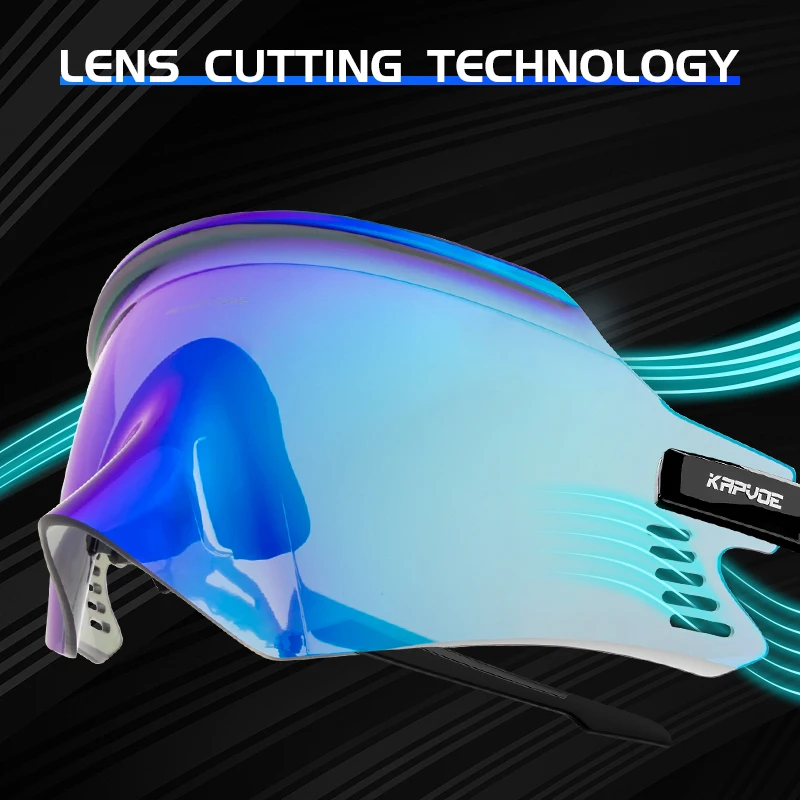 KAPVOE Radfahren Sonnenbrille Radfahren Gläser UV400 MTB Fahrrad Brillen Outdoor Sport Brille Frauen Männer Rennrad Racing Ausrüstung – Detail 4