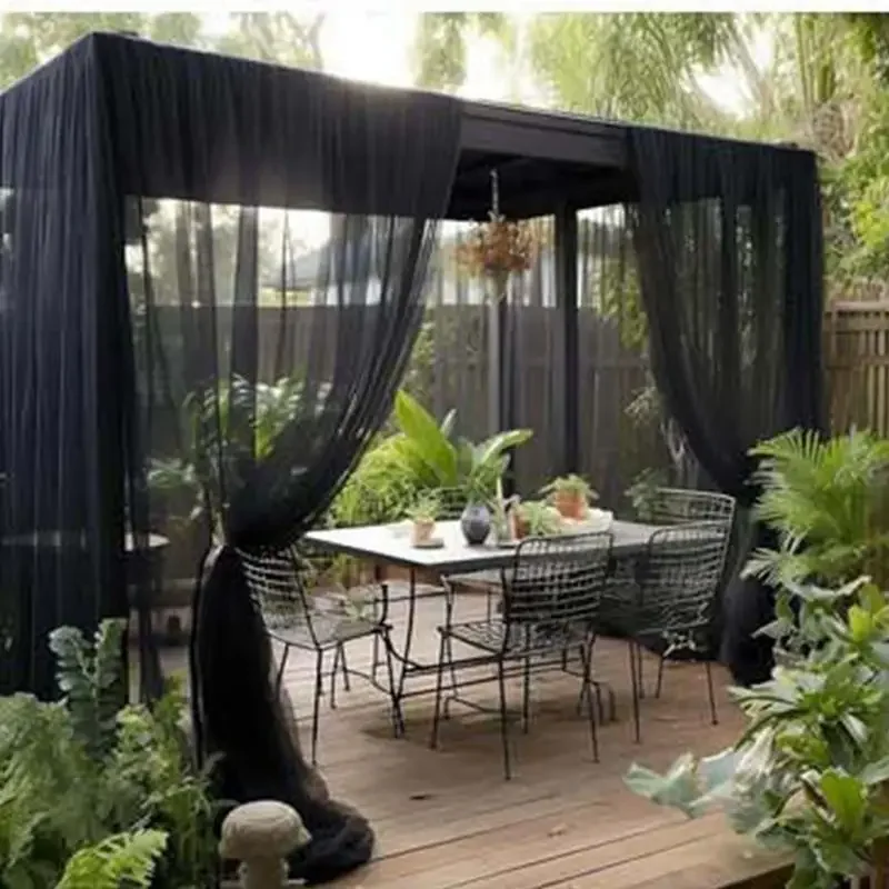 Multi-functional outdoor garden net - mosquito and bird barrier, plant protection, courtyard mosquito-proof window screen.
