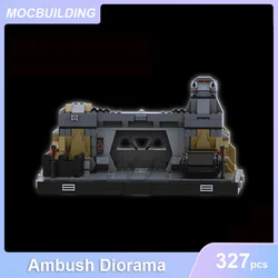 Ambush Diorama 75373 & 75386 Extension Model MOC Building Blocks Space DIY Assemble Bricks Collection Display Toys Gifts 327PCS