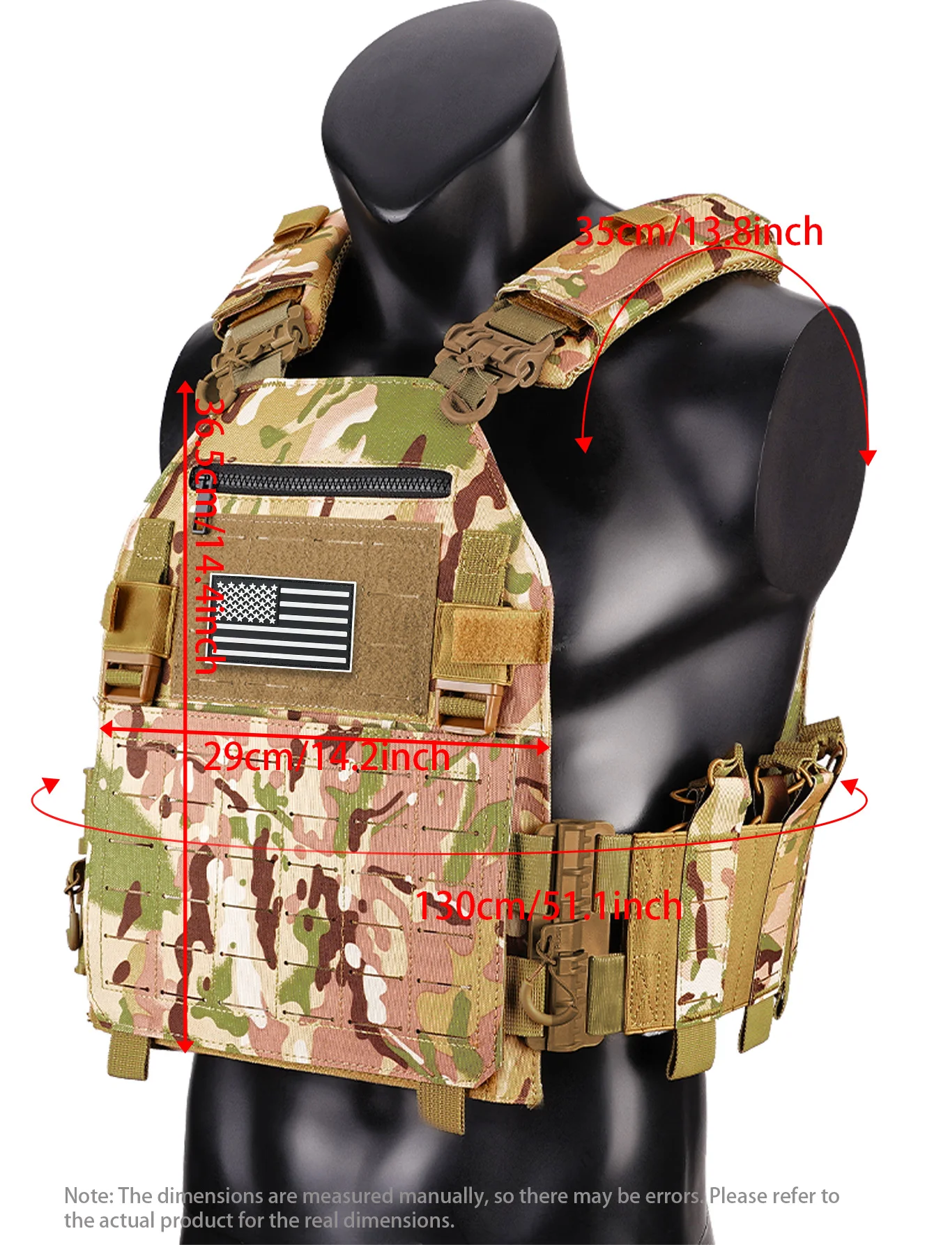 سترة ليزر متعددة الوظائف سريعة التحرير في الهواء الطلق يمكن إصدارها بسرعة من الكتفين والخصر