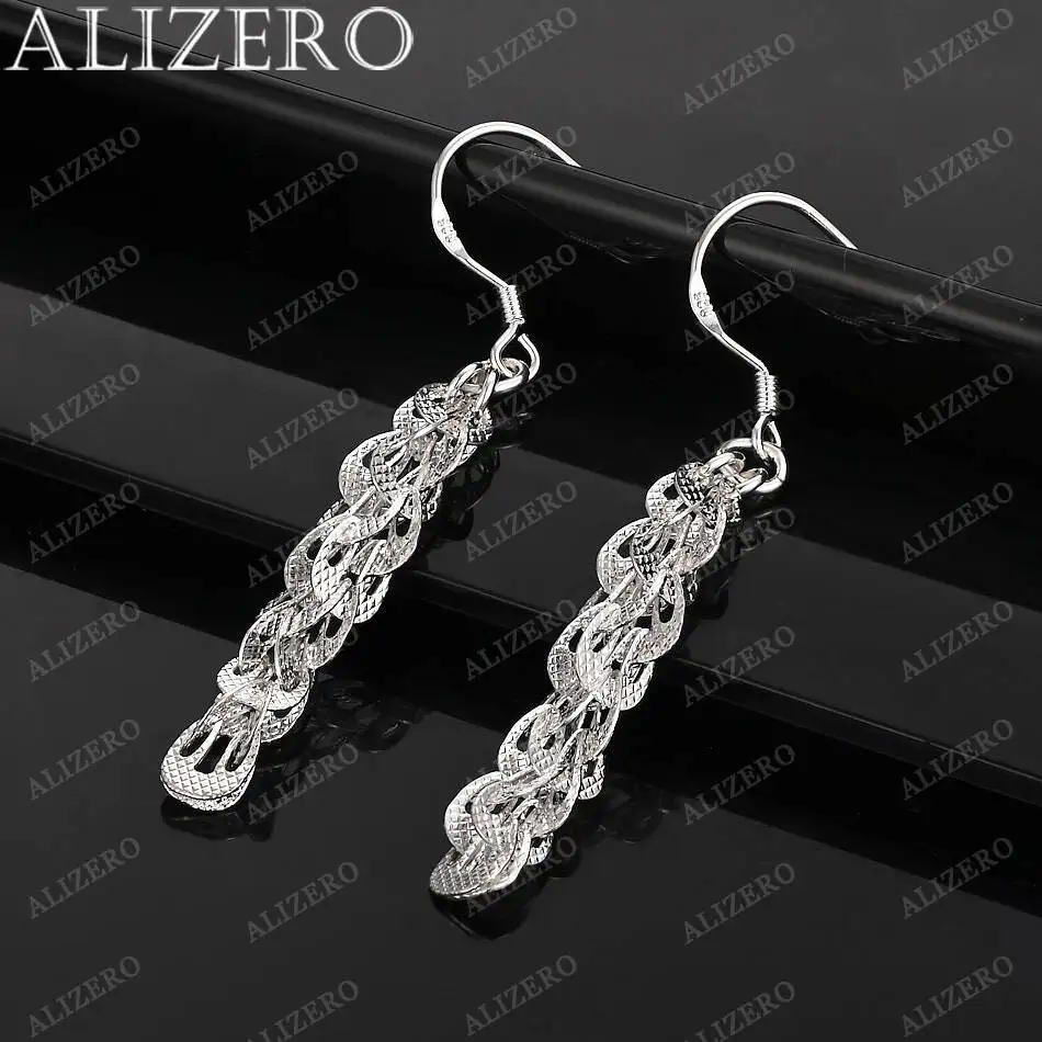 

925 Sterling Silver Earrings Phoenix Tail Drop Earrings For Women Jewelry Fashion Party and Daily Wear
