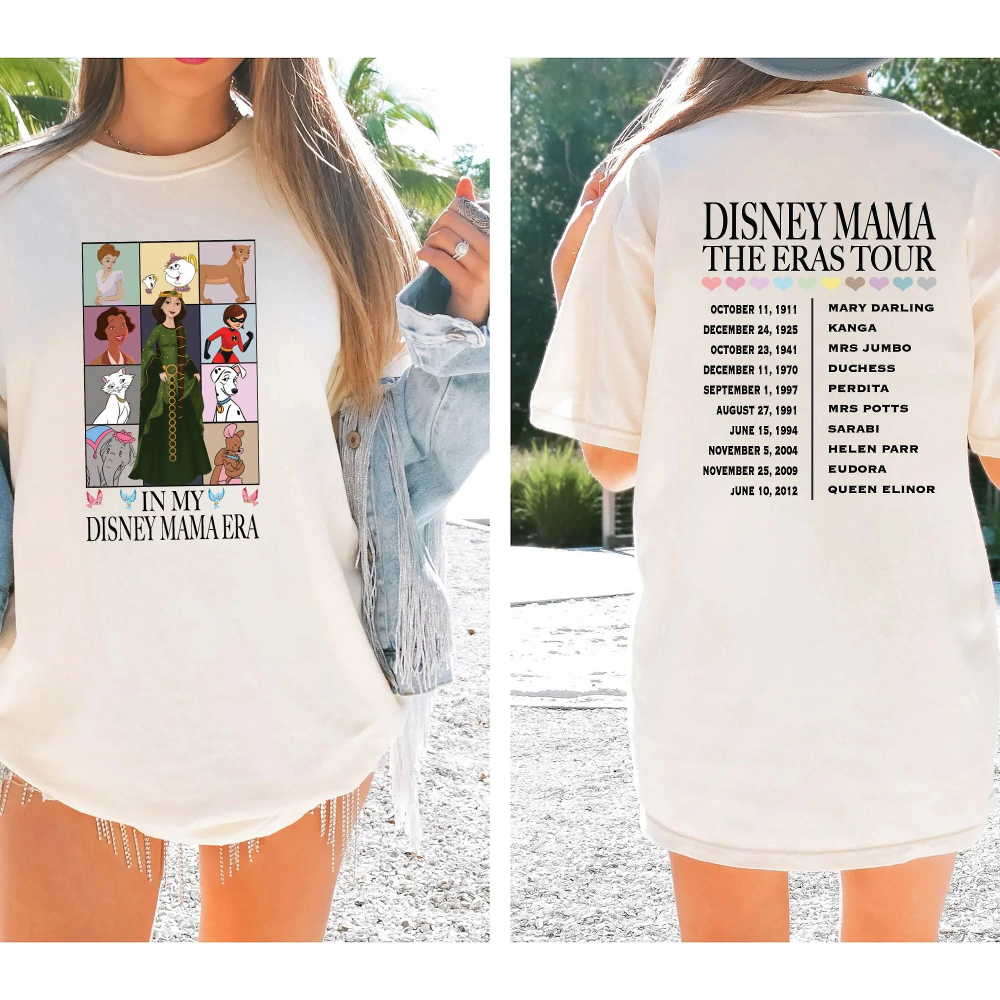 

Винтажная рубашка Disney Mama Eras Tour, футболка Mama Tour Disneyland Retro Walt Disney Eras In My Disney Mama Era
